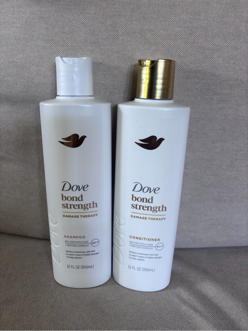Dove Bond Strength Damage Therapy Shampoo and conditioner